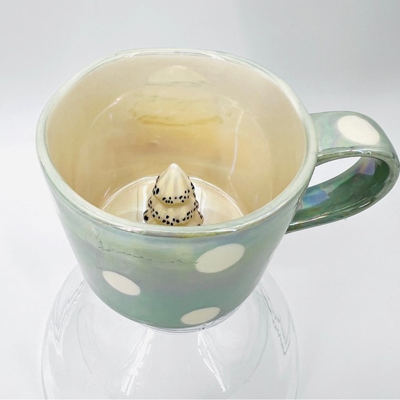 Anthropologie One Pine Day Tree in Mug Winter Snow Holiday - Picture 2 of 7
